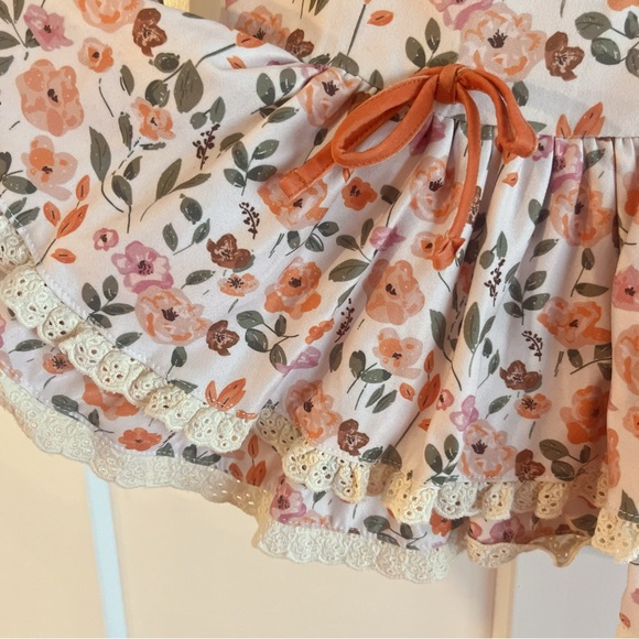 Cheeky Plum Floral Leotard Size 2T - Picture 3 of 5